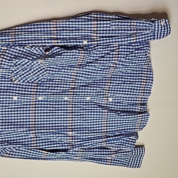 Bench large blue and white striped long sleeve button down shirt - Picture 3 of 6
